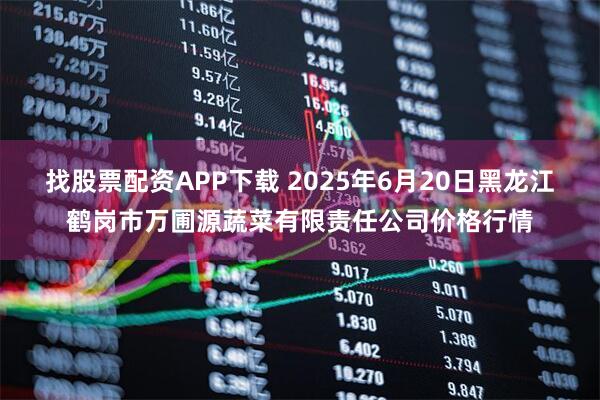 找股票配资APP下载 2025年6月20日黑龙江鹤岗市万圃源蔬菜有限责任公司价格行情